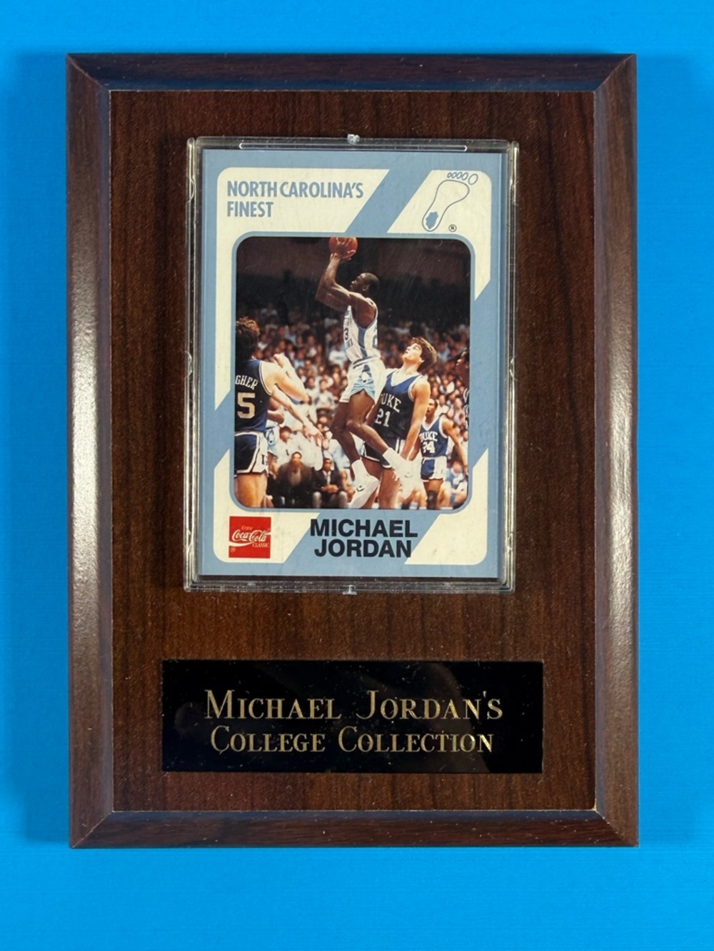 1989-90 Collegiate Collection/Coca-
Cola North Carolina’s Finest - Jordan #18